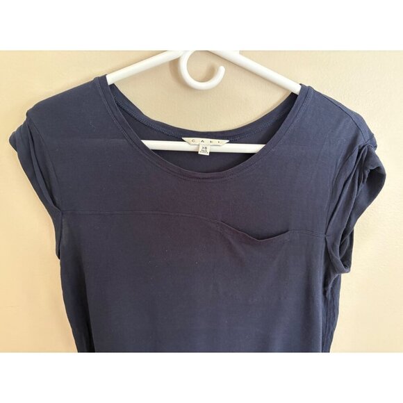 cAbi Classic Navy Blue Casual Pocket Staple T-Shirt Size XS - Picture 5 of 12